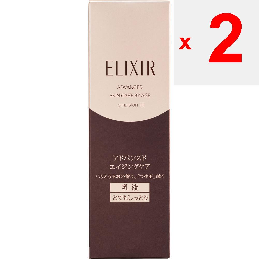 Shiseido Elixir Advanced ELIXIR Advanced Emulsion T 3 (Refill) 130ml Milky Lotion New Elixir After Applying Lotion, Apply a Generous Amount To a Cotto