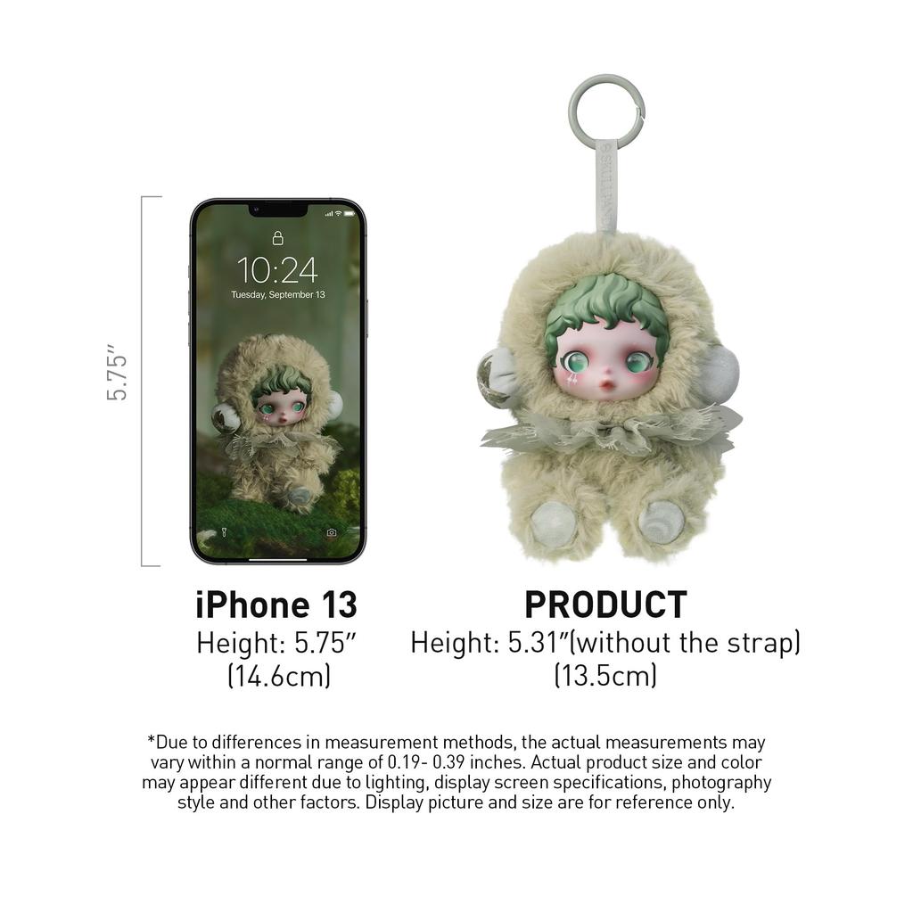 POP MART SKULLPANDA Series Plush Blind Box Random Design Action Figure Collectible Toy Home Holiday Birthday Gift for Girls and Single Box