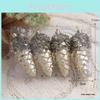Christmas Tree Decorations Set With Pvc Acorn Pinecone Ornaments For Festivities
