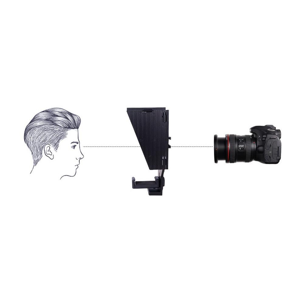 Teleprompter For Smartphones With Remote Control For Short Video Production