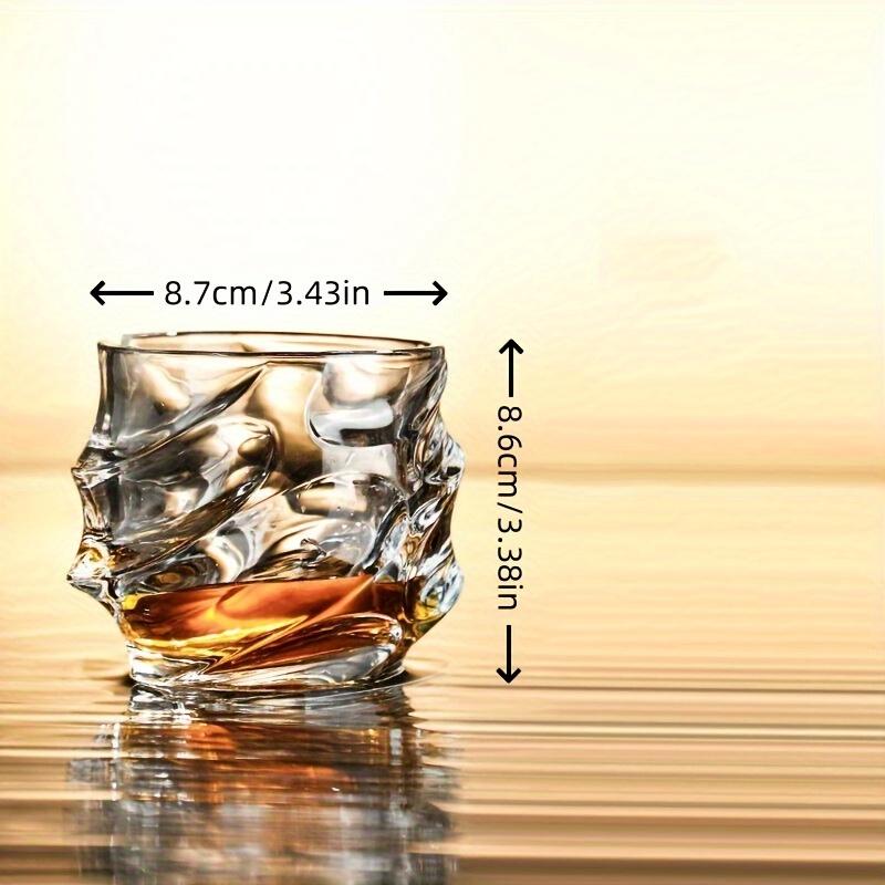 Set Pahare Whiskey Embosate Lux Bar KTV Cutie Cadou Pahare Clasice pentru Băuturi Spirtoase Articole de Sticlă pentru Bere Acasă