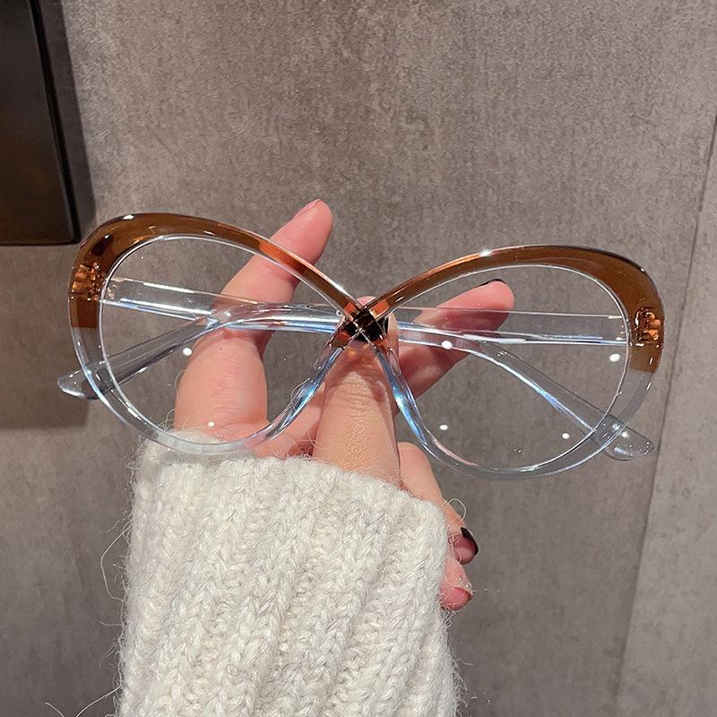 Infinity Oversized Frame Reading Glasses for Women Round Montage Style Eyeglasses Prescription Presbyopia Diopter +1.0 To +4.0