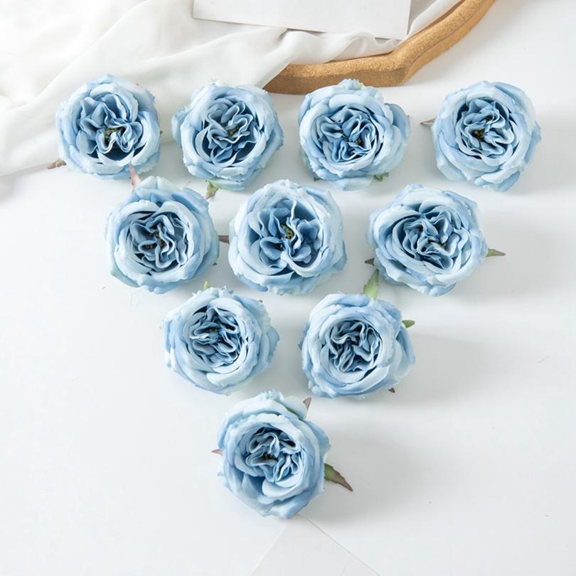 Silk Peony Artificial Flowers Wall for Home Party Wedding Room Decor Floral Arrangement Roses Bundle Accessories Festival Wreath