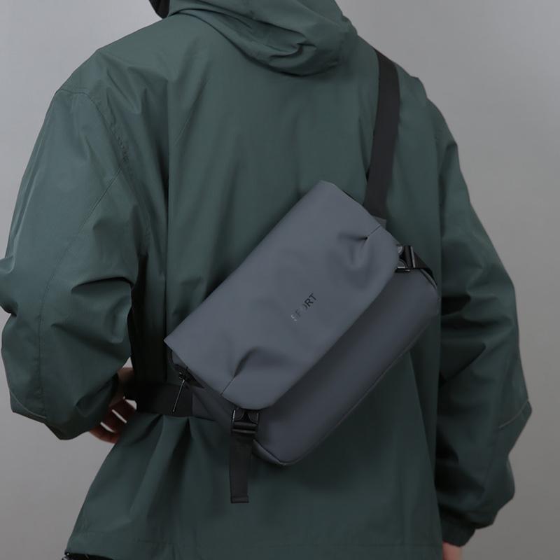 Wasserdichte Crossbody-Tasche für Herren, große Kapazität, Schulter-Umhängetasche für Handy, Tablet, Geldbörse, Regenschirm, Organizer, Reise, Arbeit, Sport