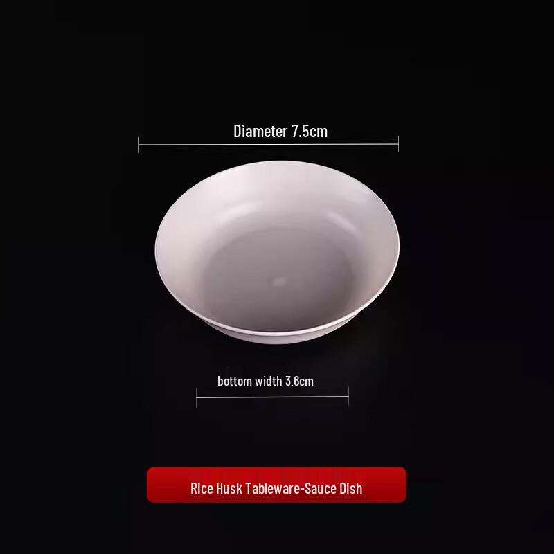 CHULV Eco-Friendly Rice Husk Disposable Tableware