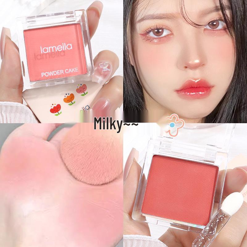 Monochrome Rouge Blush Palette - Waterproof, Long-lasting Matte Nude for a Natural, Delicate Complexion and Energetic Eyeshadow.