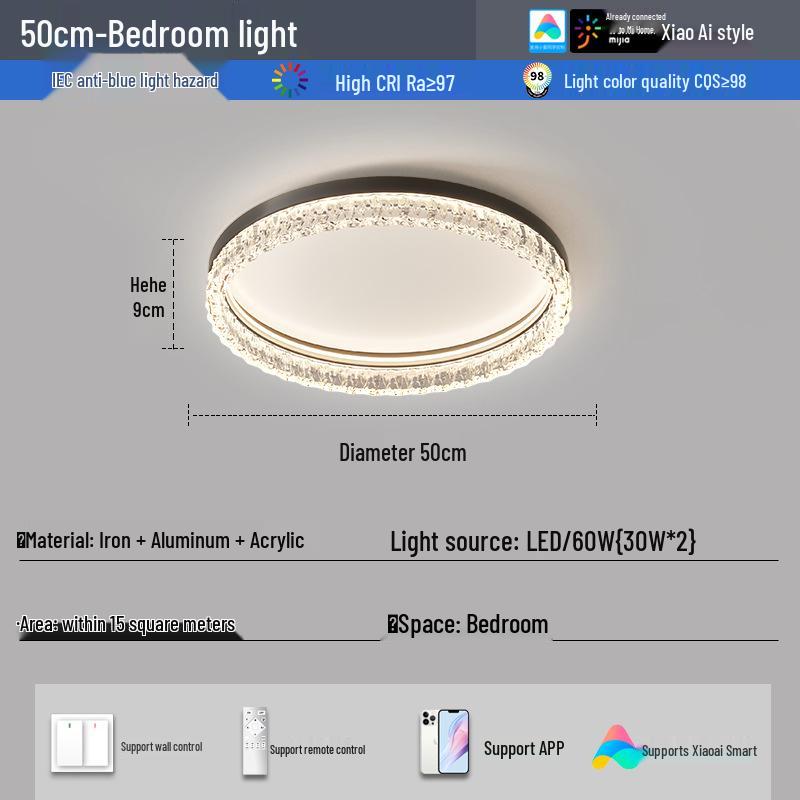 Italian Luxury Ceiling Lamp Set: 2025 Modern Atmospheric Design for Living Room