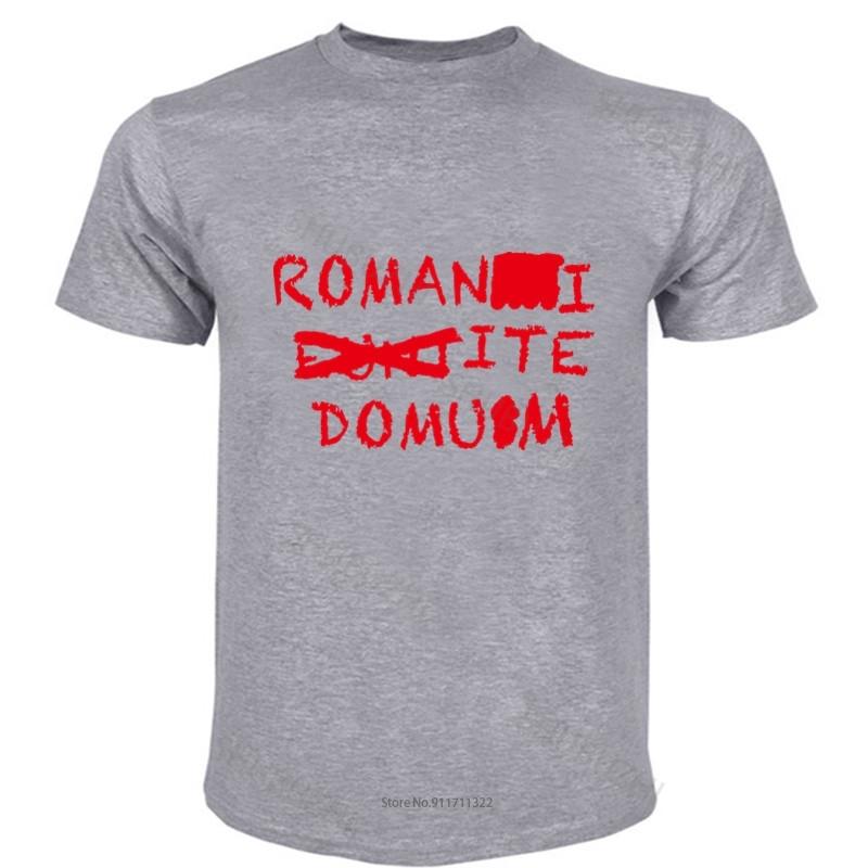 Cotton Tshirt for Boys Brand T Shirt Mens Loose Romans Go Home Romani Ite Domum T-Shirt Romanes Eunt Domus Brian