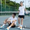 Li Ning Ping Pong Elite Series Logo Print Round Neck Quick-Dry Short Sleeve T-Shirt Unisex T-Shirt Standard-White ATST029-1