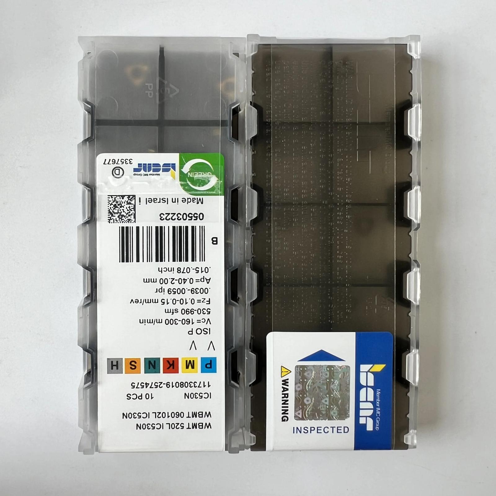 

ISCAR / WBMT060102L IC530N / Industrial indexable Carbide Inserts 10 Pcs