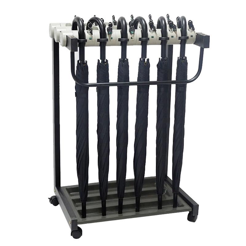 Tri-polar TP7100 12-Slot Locked Umbrella Stand
