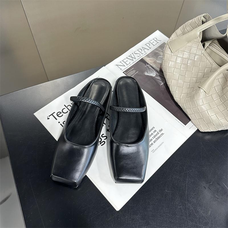 

Fashion Bailamos 2025 New Brand Women Slipper Fashion Slip On Mules Shoes Ladies Soft Flat Heel Outdoor Casual Vacation Sandals Mujer 41