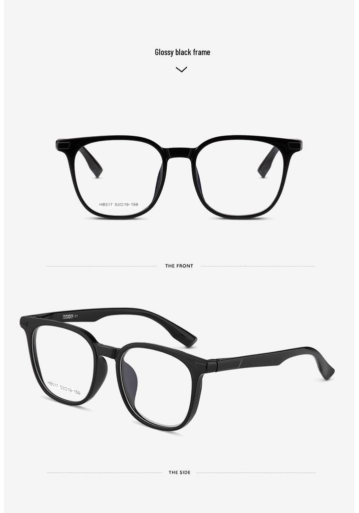 Women's TR90 Youth Glasses: Square/Round Frames, Face-Enhancing Design, Compatible with Prescription Lenses