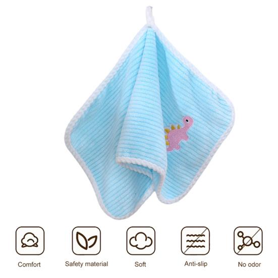 Soft Microfiber Children's Towel with Exquisite Lanyard Absorbent Non-Linting Quick-drying Bath Towel