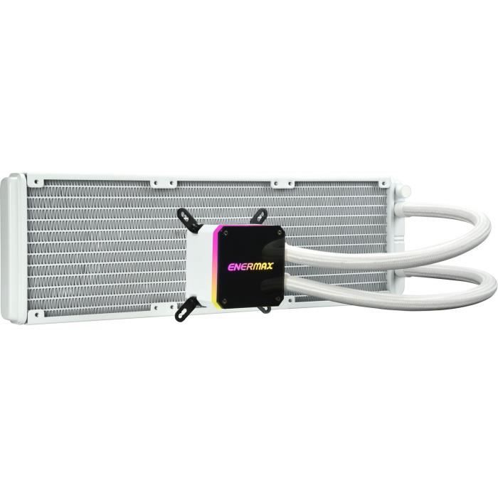 Enermax ventilateur processeur liqmax iii argb 360 - blanc