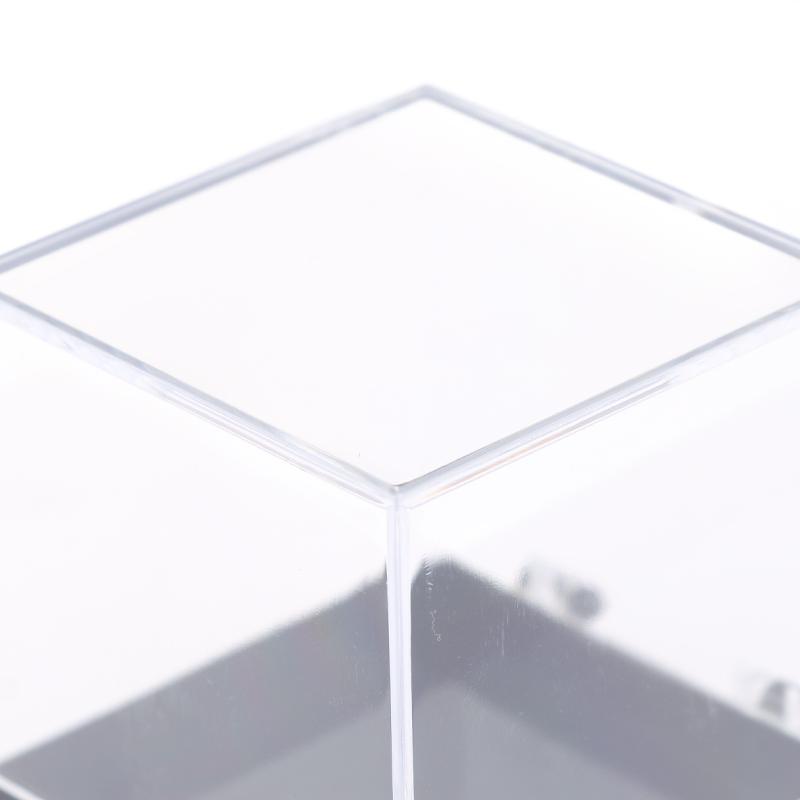 1Pc Storage Boxes Lids Gemstone Display Coin Clear Container Specimen Mini Square Cube Acrylic Case Rough Mineral Standard
