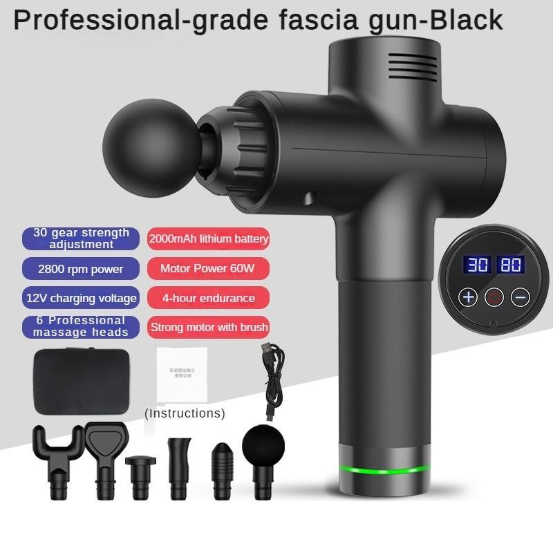 Mini Brushless Motor Multi Gear Adjustment Massager Muscle Relaxation Impact Fascial Gun Professional and Efficient Lithium Battery Massage Equipment