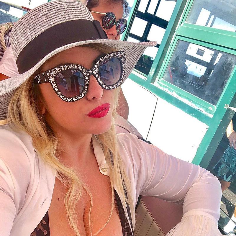 2023 New Fashion Women's Personality Cross-Star Sunglasses