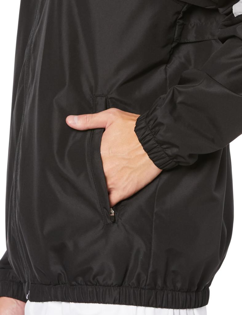 Mizuno Breath Thermo Training Warmer and XL Jacket, Moisture-Wicking Heat-Generating, 32MEA655, Black/Alloy Gray,