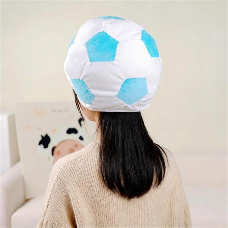 Soccer Themed Headgear Cap Comfortable Cotton Football Headpiece Washable For Adults Kids Sports Event Family Gathering