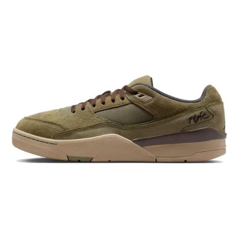 Jordan FLIGHT COURT men vintage basketball shoes olive green HF3255-202 42