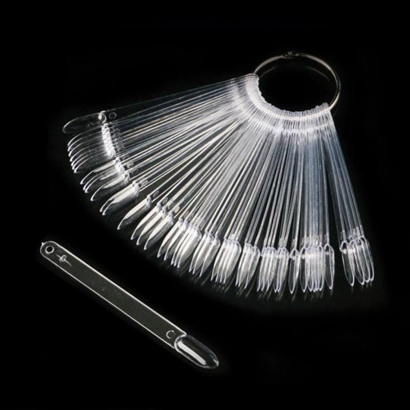 Nail Color Card Art Wheel Fan Glue Color Card Display Color Plate Display Nail Practice Color