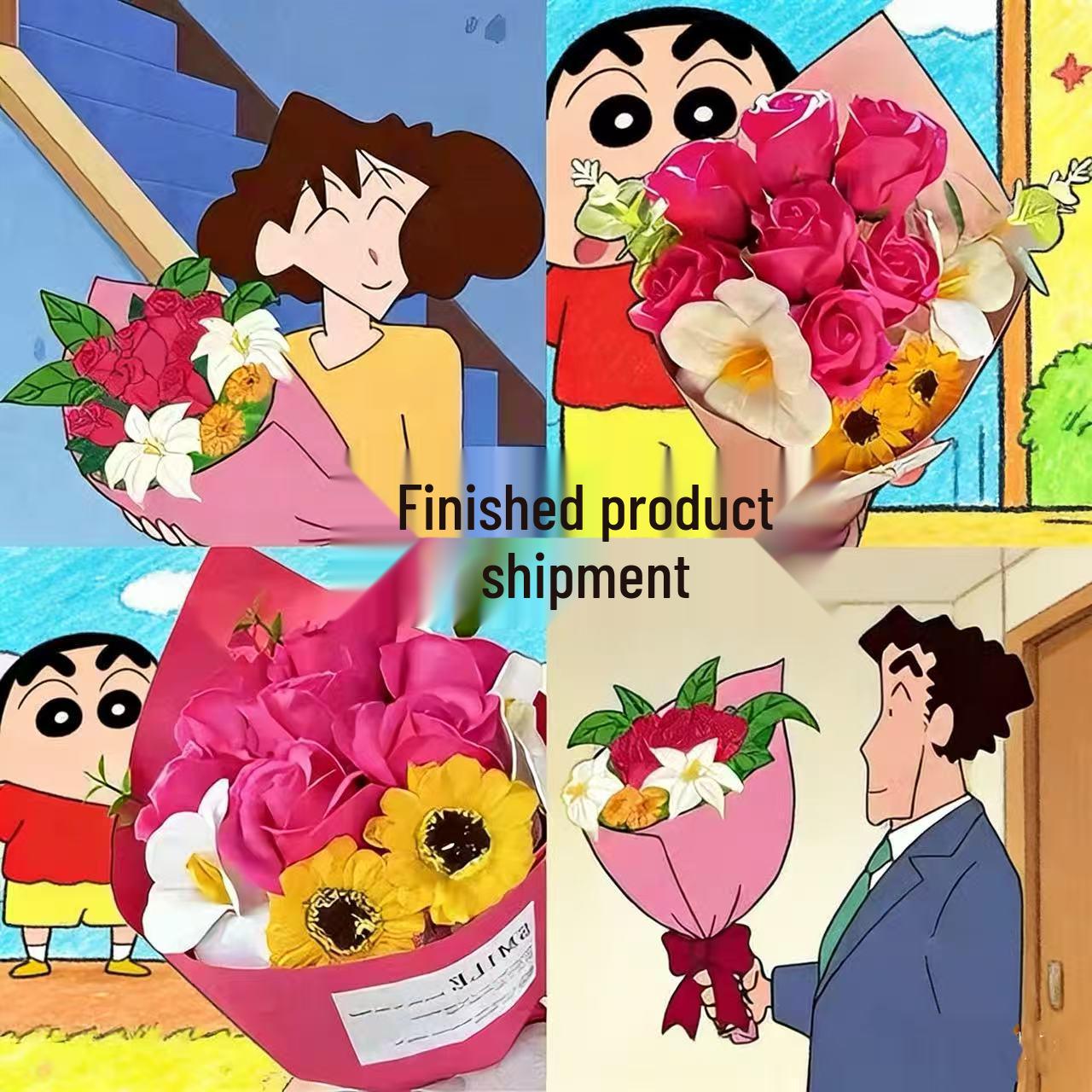 

Hiroshi s Anime-Inspired Rose Bouquet: Perfect for Christmas, Birthdays, or a Scented Gift for Her. Яскраво-рожевий/маджента