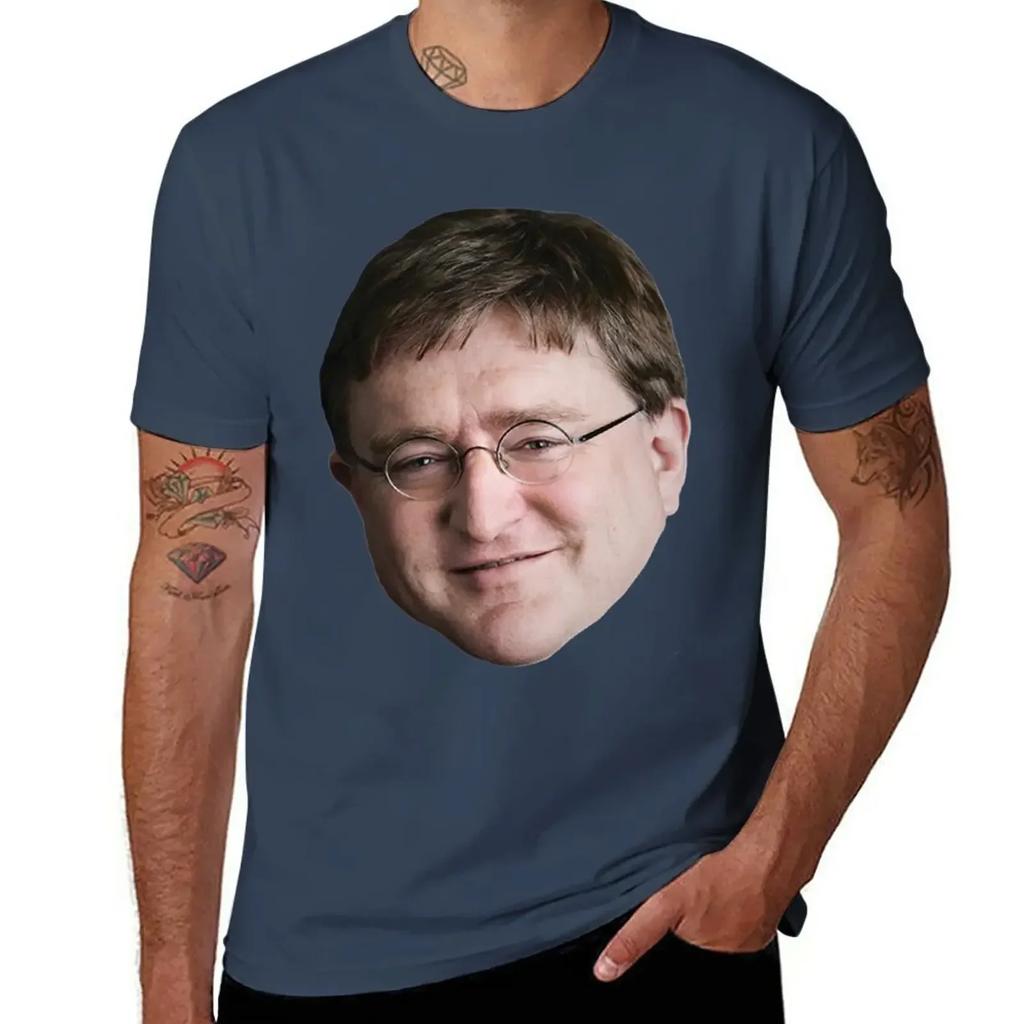 Gaben Gabe Newell Meme Tshirt Customs Design Your Own Korean Fashion Sublime Unisex T Shirt