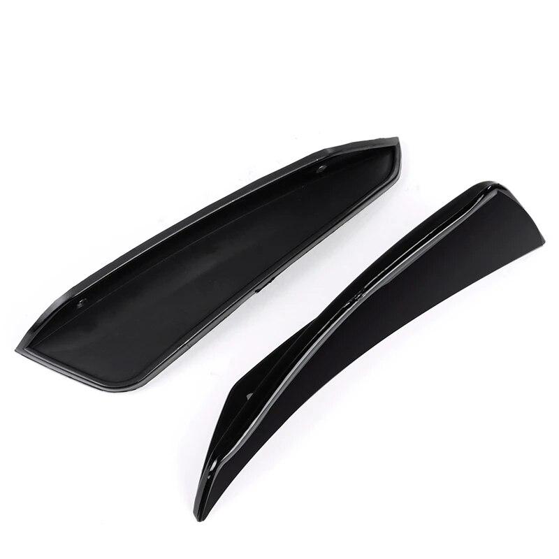 Front Bumper Canards Splitter Spoiler Side Vent Cover Trim For Mercedes Benz A-Class W176 A180 A200 A220 A250 A45 AMG 2016-2018
