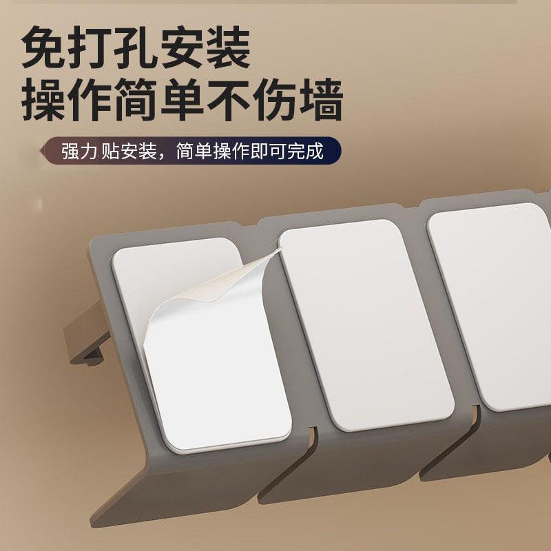 No punching, cosmetics storage rack, wall-mounted toilet, bathroom, toilet, washstand, skin care product storage rack.