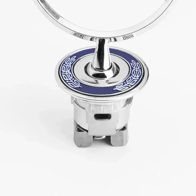 

3D металлическая автомобильная наклейка для Benz CES Car Angel Logo передняя стойка капота, автомобильная металлическая наклейка, универсальная 3D эмблема синий