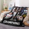 The Spurs Print FlAannel Blanket, High Quality Comfortable for All Seasons, Home Decor, Warmth and Comfort