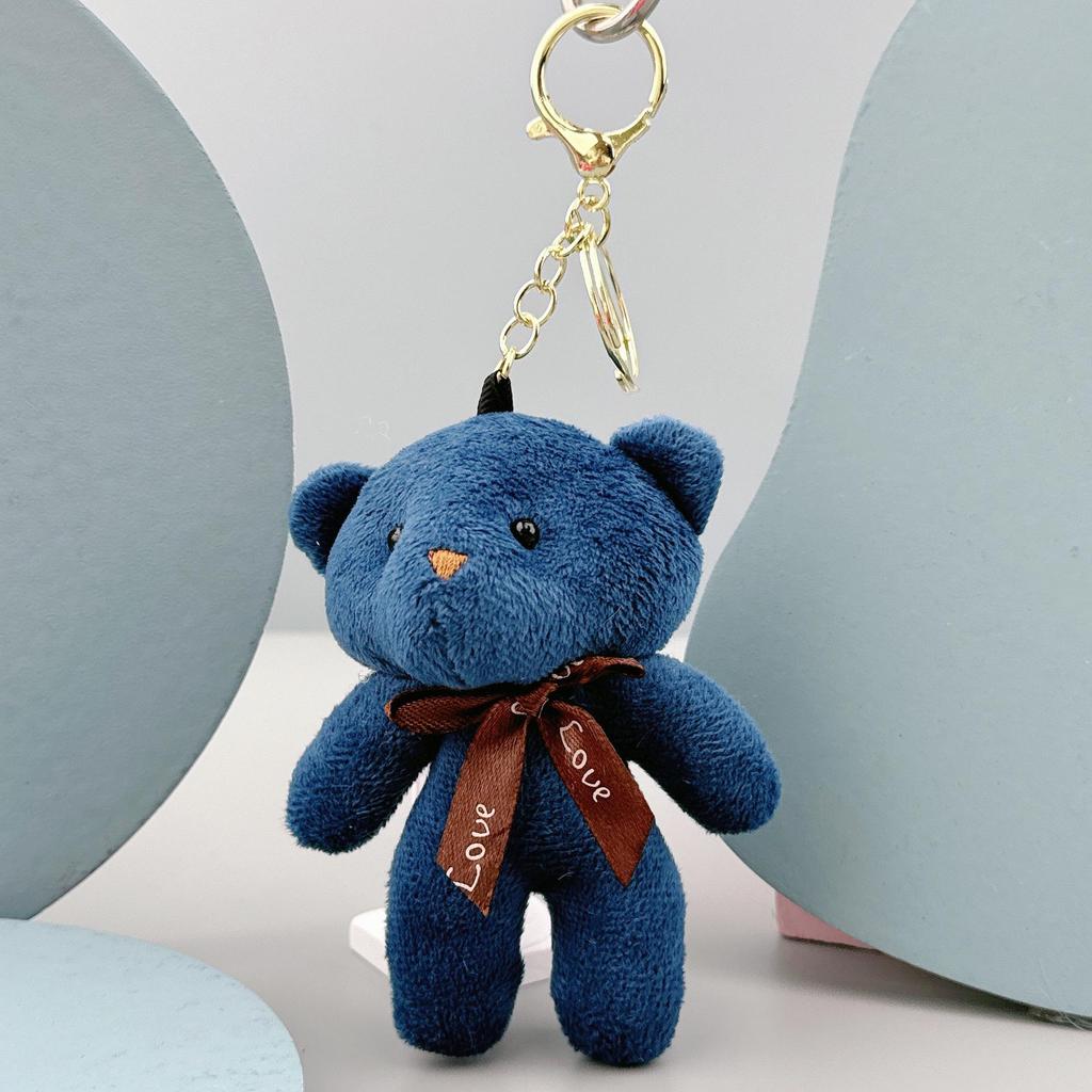 Portachiavi Ciondolo Tuta Peluche Orsacchiotto - Piccolo Giocattolo Regalo