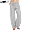 GMXIA 10Color Women's Fashion Casual Solid Color Print  Pants & Capris Trousers