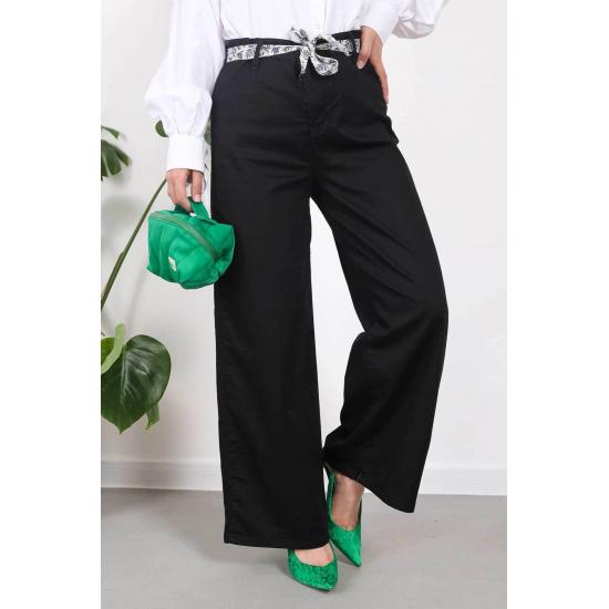 Lockere Damenhose mit hoher Taille