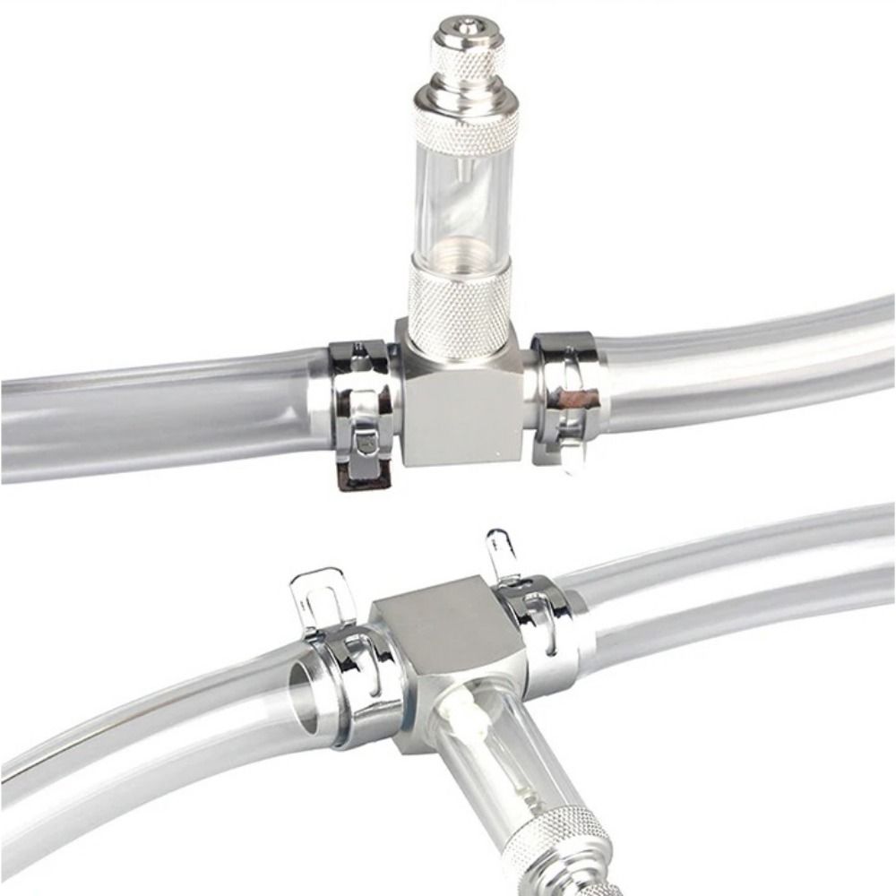 Silver CO2 External Atomizer 12/16mm Counter Atomizer with Bubble  Aquarium