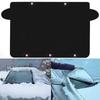Windshield Snow Cover Magnetic Winter Car Covers Heavy-Duty Foldable Automotive Protector Guard For Outdoor Sun Heat Rain Frost