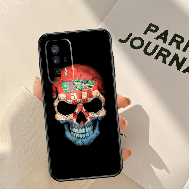 Croatia flag Case For Xiaomi 15 14 Ultra 13T 14T 15T Pro 17 Pro Max POCO X7 Pro X3 X5 X6 F5 F6 F7 F8 Coque