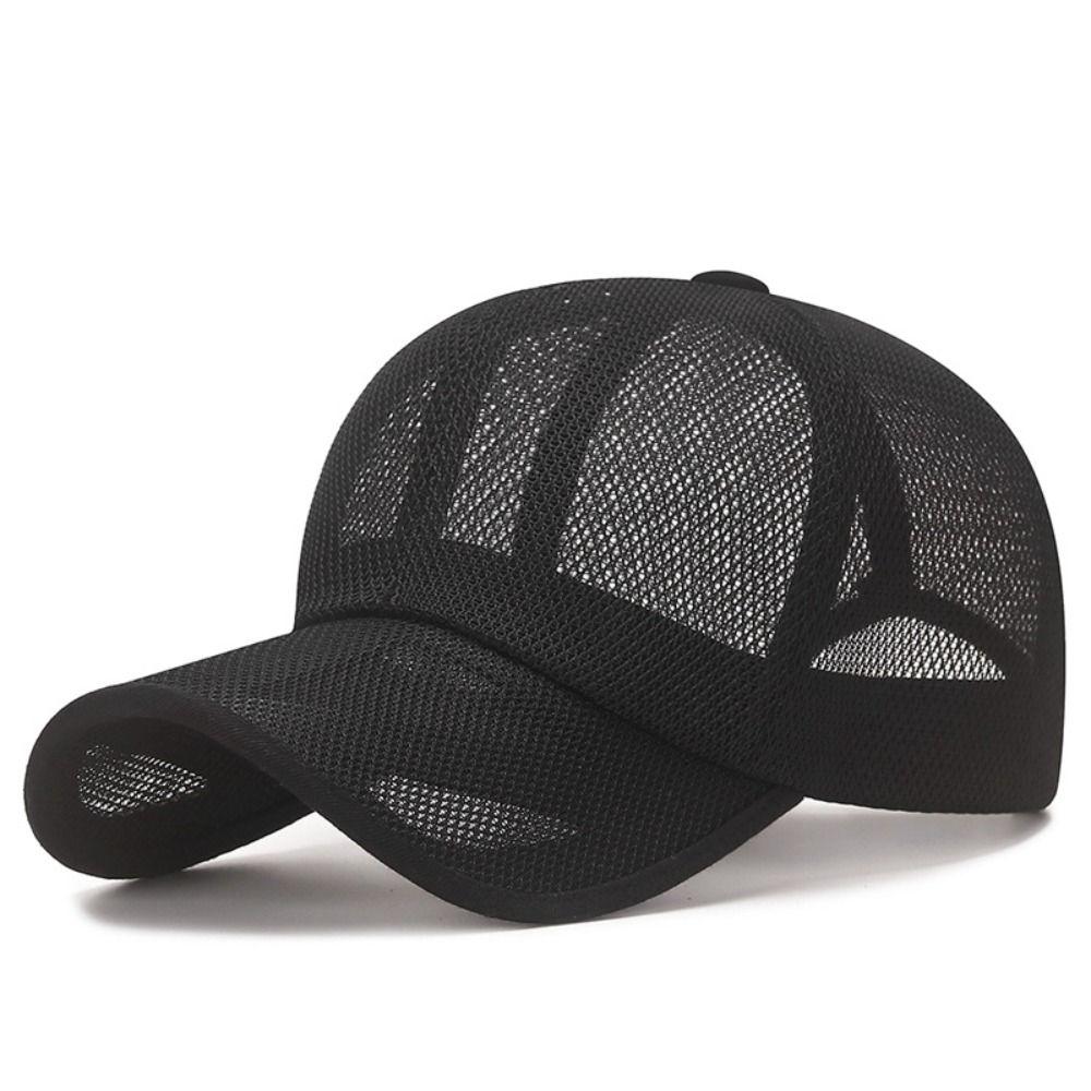 Quick Dry Full Mesh Caps Adjustable Sunscreen Hats Summer Baseball Cap For Man Women Unisex
