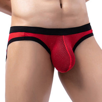 Clipo Briefs Red-Black - MenSexyWear - Sexy Briefs