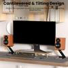 Desktop Speaker Stand with Vibration Absorption Pads Bookshelf Speaker Stand Support 22lbs Studio Monitors Holder