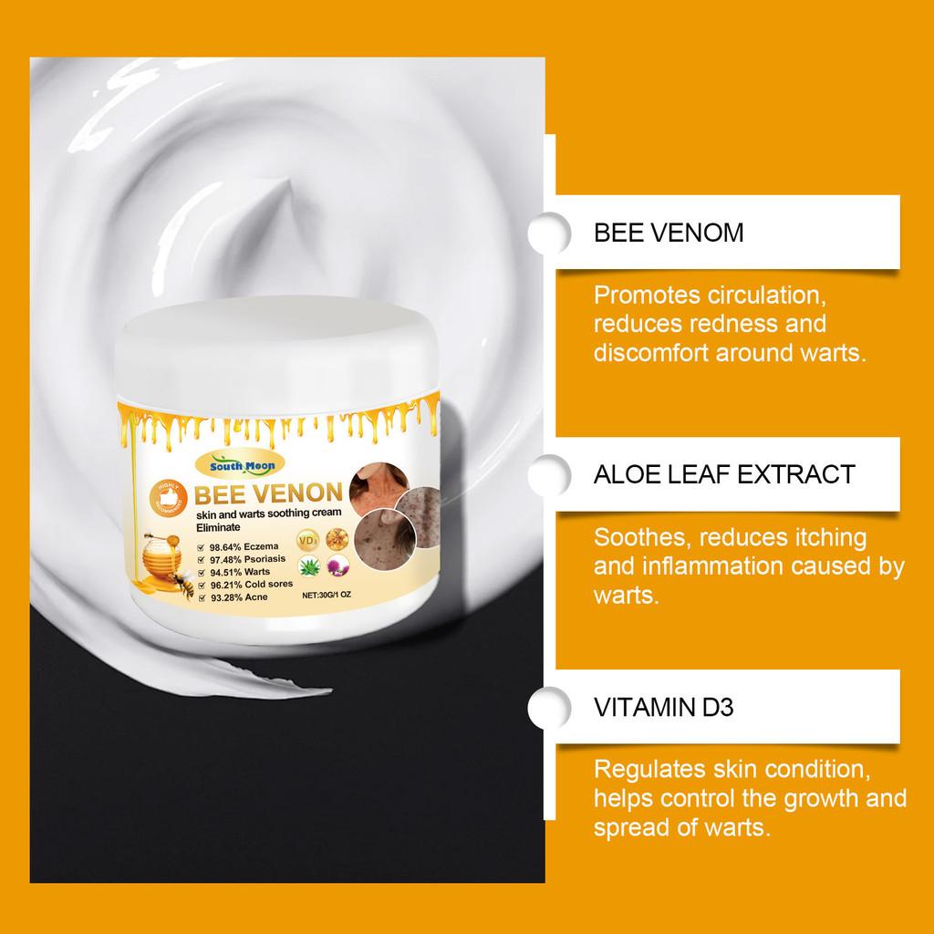Gentle Skin-smoothing Honey Bee Venom Cream Moisturizing Daily Massage