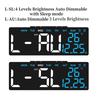 USB Powered Digital Alarm Clock TEMP Date Week Dual Alarm Timing Countdown Snooze Table Clock Auto Dimmable 12/24H DST LED Clock