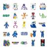 Roblox 50pcs Rainbow Friends Stickers Waterproof Reusable Decor For Case Luggage