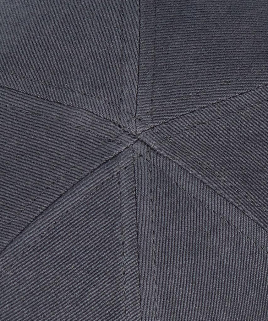 Sebseu Small Logo Twill Brown Ball Cap - Gray