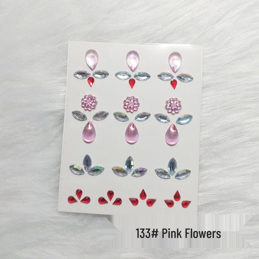 Kids' Rhinestone Eye and Brow Stickers for Makeup and Performances