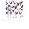 48 Pcs Patriotic Hanging Swirls Decoration Eagle American Flag Ceiling Hanging Foil Streamers for Veteran Day Party