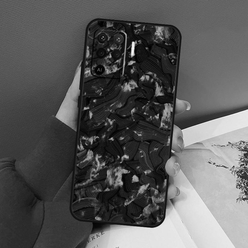 Forged Carbon Case For OPPO Find X5 X3 Pro A15 A74 A54 A94 A93 A91 A5 A9 A31 A53 2020 A53S A52 A72 Cover