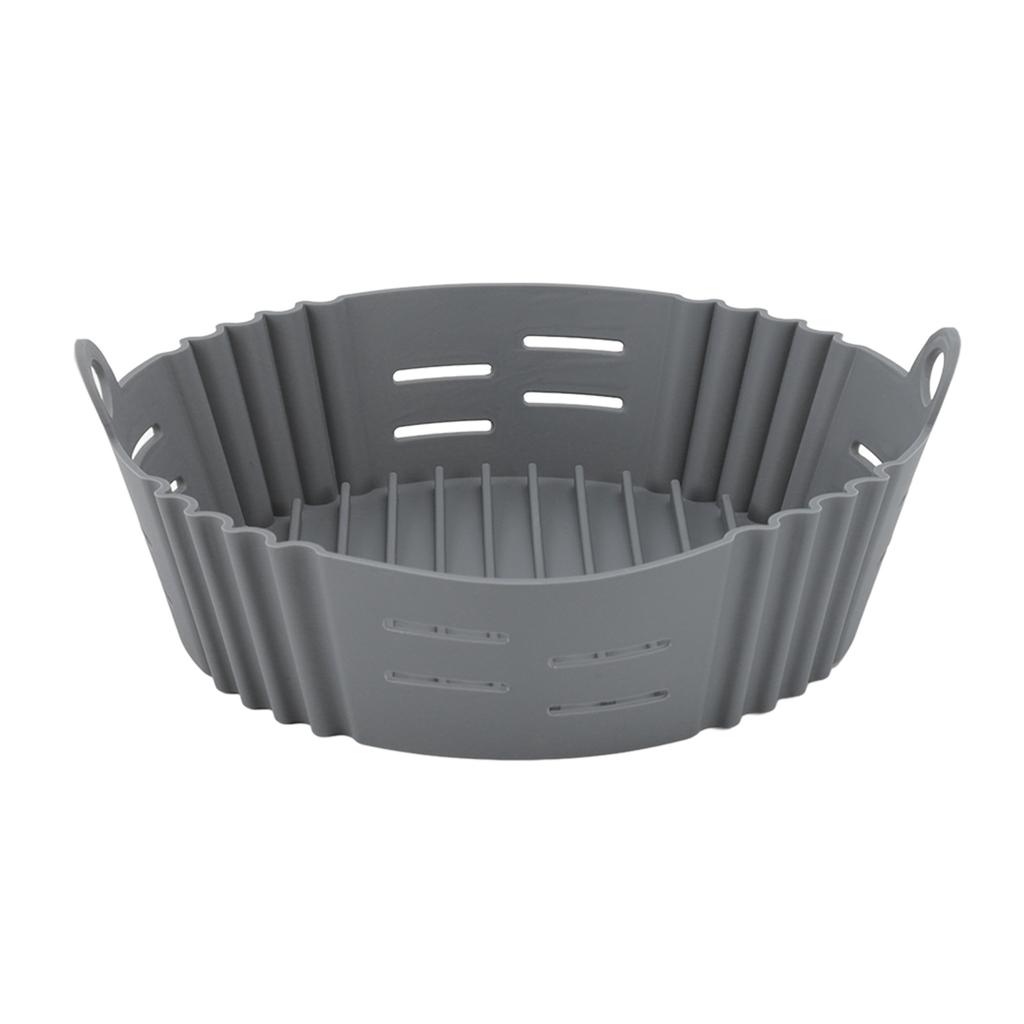 Fryer Silicone Liner Heat Resistant Elastic Washable Food Grade Reusable Fryer Basket for Cooking