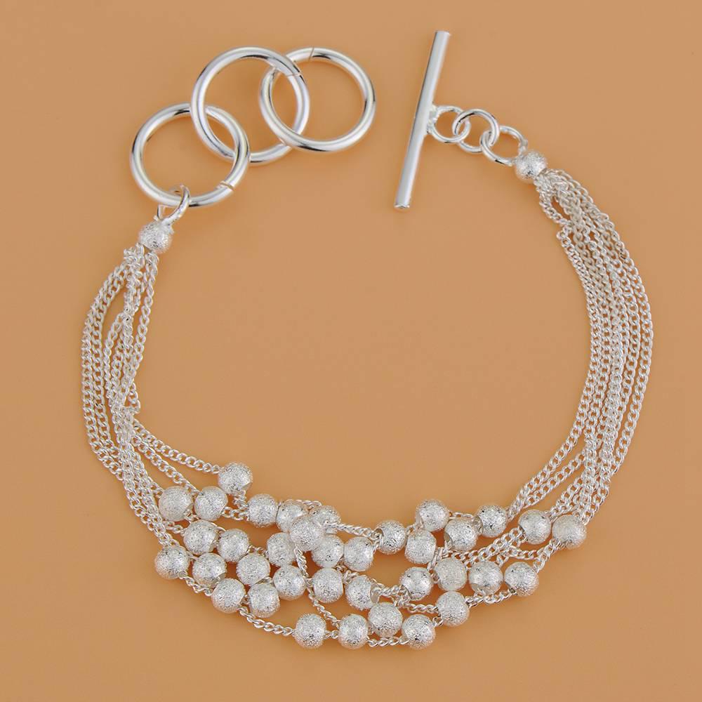 Brățară Argint 925 Inimă Lanț Romantism de Înaltă Calitate Pentru Femei Bărbați Modă Petrecere de Angajament Cadou Bijuterii de Nuntă